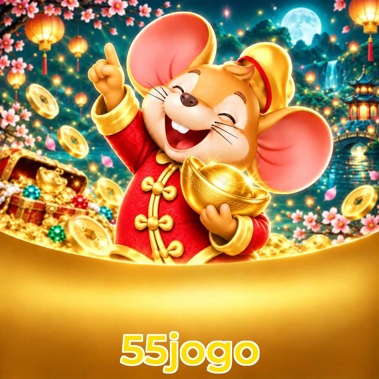 55jogo Logo - Bônus com Rollover Justo